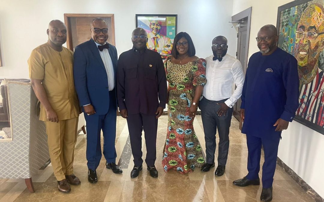 A delegation from Accra Business School, has paid a courtesy call on the Vice-President of the Republic of Ghana